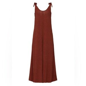 ELK The Label - Jorum Cheetah Tie At Shoulder Flowy Sleeveless Jumpsuit Size 2